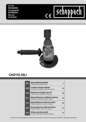 Scheppach CAD115-20Li Original Bedienungsanleitung