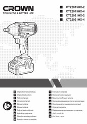 Crown CT22015HX-2 Originalbetriebsanleitung