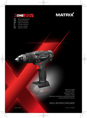 Matrix X-ONE 20V Bedienungsanleitung