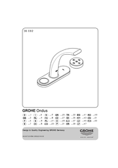 Grohe Ondus 36 082 Montageanleitung