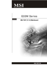 MSI G33M series Benutzerhandbuch