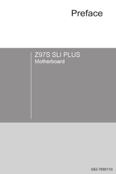 MSI Z97S SLI PLUS Serie Handbuch
