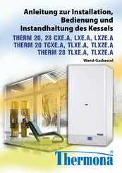 Thermona TLXE.A Anleitung Zur Installation, Bedienung Und Instandhaltung
