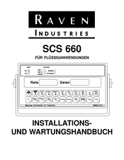 Raven SCS 660 Installations- Und Wartungshandbuch