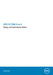 Dell XPS 13 7390 2-in-1 Einrichtung Und Technische Daten