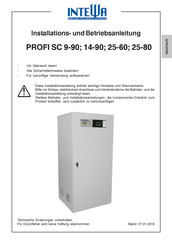 Intewa PROFI SC 14-90 Installation Und Betriebsanleitung