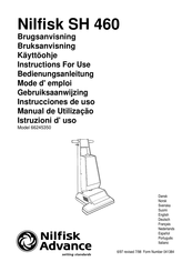 Nilfisk-Advance SH 460 Bedienungsanleitung