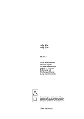 Floorpul ruby 45e Bedienungs- Und Wartungsanleitung