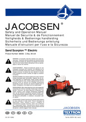 Jacobsen 88006 Sand Scorpion Electric Sicherheits Und Bedienungs Anleitung