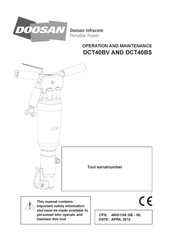 Doosan DCT40BV Anleitung