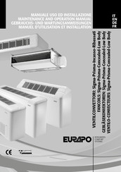 Eurapo Sigma-Prisma-Incasso-Low Body Handbücher | ManualsLib