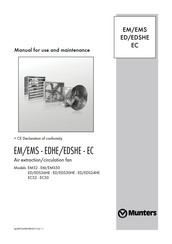 Munters EDHE serie Handbuch