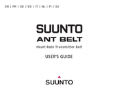 Suunto ANT BELT Handbuch