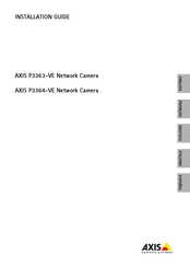 Axis P3364-VE Installationsanleitung