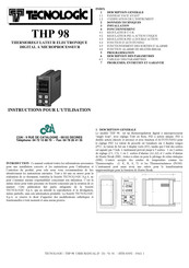 Tecnologic THP 98 Handbuch