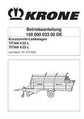 Krone TITAN 4/32 L Betriebsanleitung