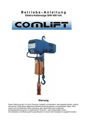COMLIFT SHH 400 Volt Betriebs-Anleitung