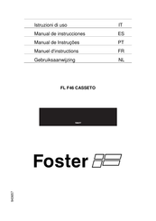 Foster FL F46 CASSETO Gebrauchsanweisung