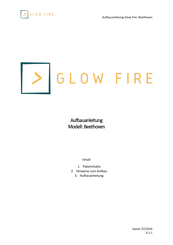 Glow Fire Beethoven Aufbauanleitung