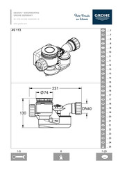 Grohe 49 113 Montageanleitung