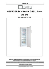 Denner Edition GFS 245 Bedienungsanleitung