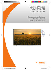 Caratec Vision CAV240X-DB Bedienungsanleitung