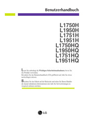 LG L1750HQ Benutzerhandbuch