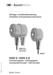 Baumer Hübner HOG 9 Montage- Und Betriebsanleitung