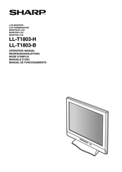 Sharp LL-T1803-B Bedienungsanleitung