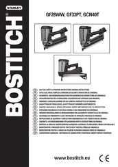 Stanley Bostitch GF28WW Sicherheits- Und Bedienungsanleitung