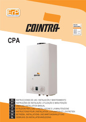 Cointra CPA Serie Betriebs-, Installations- Und Wartungsanleitung