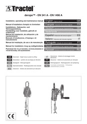 Tractel derope UP R Installations-, Gebrauchs- Und Wartungsanleitung