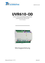 Technische Alternative UVR610S Montageanleitung