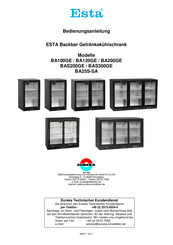 Eureka Esta BAS200GE Bedienungsanleitung