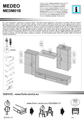 Forte MEDEO MEDM01B Montageanleitung