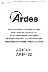 ARDES AR1F402 Bedienungsanleitung
