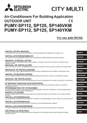 Mitsubishi Electric CITY MULTI PUMY-SP125YKM Installationshandbuch