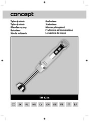 Concept TM 475 Serie Bedienungsanleitung