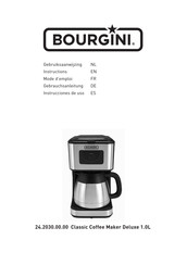 Bourgini 24.2030.00.00 Gebrauchsanleitung