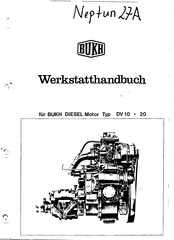 Bukh DV 20 Werkstatt-Handbuch