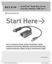 Belkin F1DW101AeaAS Installationsanleitung