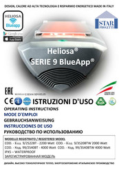 Heliosa SERIE 9 BlueApp Gebrauchsanweisung