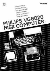 Philips VG 8020 Installations-Handbuch
