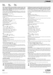 Vimar Arké Handbuch