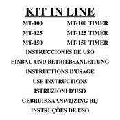 Cata KIT IN LINE MT-150 Einbau- Und Betriebsanleitung