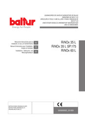 baltur RiNOx 35 L SP.175 Installations-, Gebrauchs- Und Wartungshandbuch