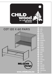 Child Wood COT 120 X 60 PARIS Montageanleitung
