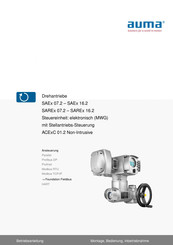 Auma SAREx 07.2 Montage, Bedienung, Inbetriebnahme