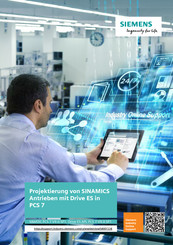 Siemens SINAMICS PCS7 Bedienungsanleitung