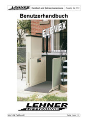 Lehner Lifttechnik ELEVEX Handbuch Und Gebrauchsanweisung